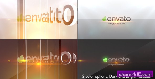 Simple Glossy Slider Logo - After Effects Project (Videohive)