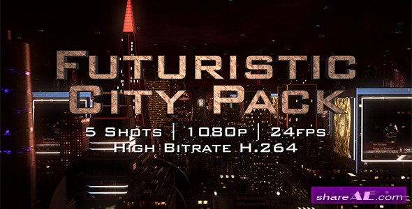 Futuristic City Pack - Stock Footage (Videohive)
