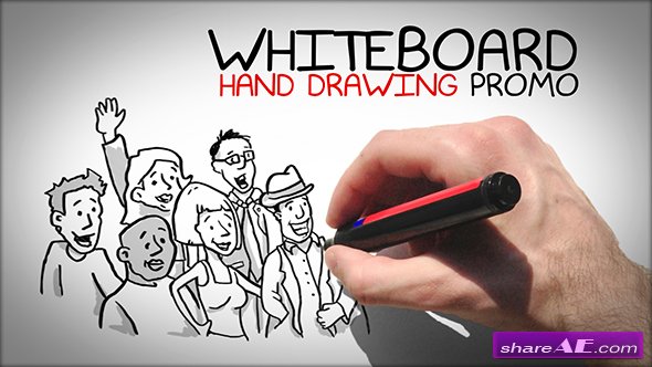 Whiteboard Hand Drawing Promo - After Effects Project (Videohive)