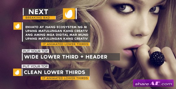 Clean Lower Thirds 8907441 - After Effects Project (Videohive)