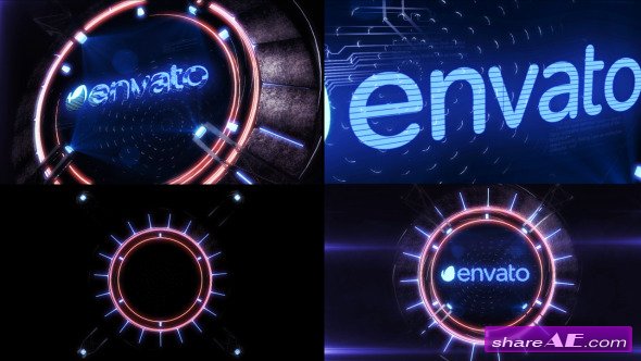 Holographic Mechanism Logo - After Effects Project (Videohive)