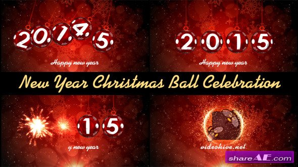 New Year Christmas Ball Celebration - After Effects Project (Videohive)