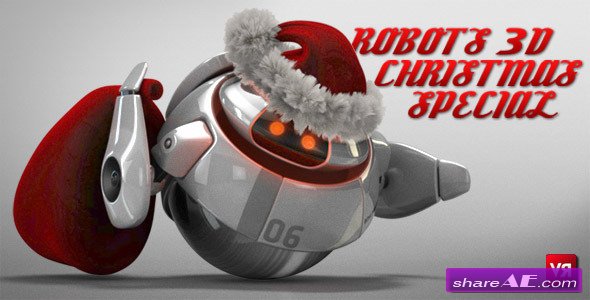 Robots 3D christmas special - After Effects Project (Videohive)