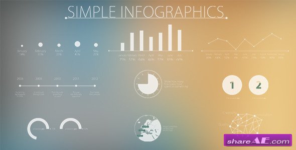 Simple and Modern Infographics - Project For After Effects (Videohive)
