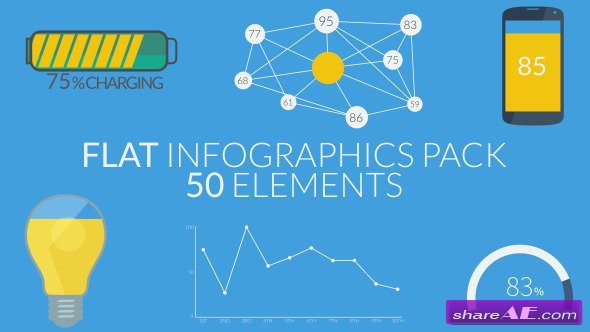 infographics presentation pack after effects template free download