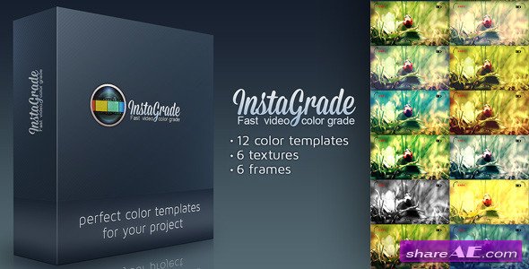 InstaGrade - Color Correction Template - After Effects Project (Videohive)