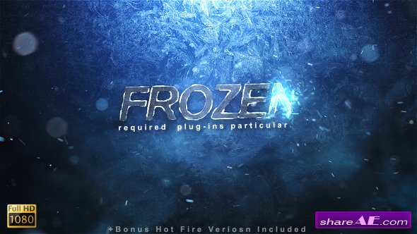 Frozen Reveal - After Effects Project (Videohive)