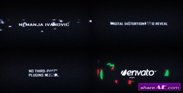 The Most Epic Digital Distortion - After Effects Project (Videohive)