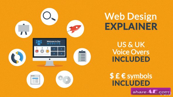 Web Design Explainer - After Effects Project (Videohive)