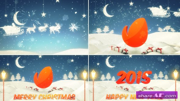 Christmas / New Year Logo Intro - After Effects Project (Videohive)