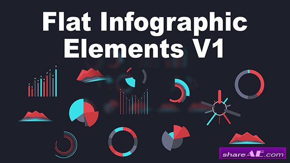 Flat Infographic Elements V1 - After Effects Project (Videohive)