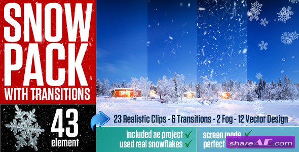 Snow Pack with Transitions - Motion Graphics (Videohive)