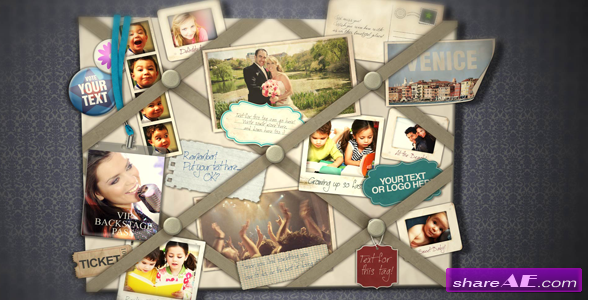 French Memo Board - After Effects Project (Videohive)