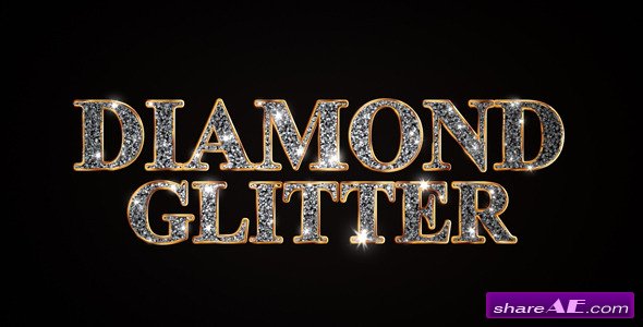 Videohive Diamond Glitter Titles - After Effects Project