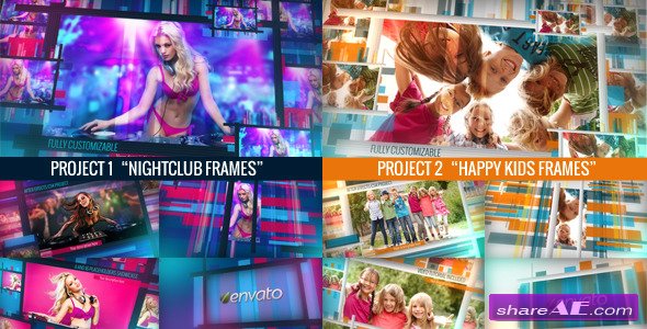 Videohive Chameleon Frames Photo Galleries - After Effects Project
