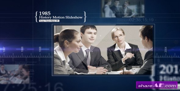 Videohive History Motion Slideshow - After Effects Project