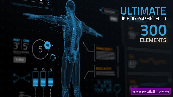 Videohive Ultimate Infographic HUD [300] - After Effects Project