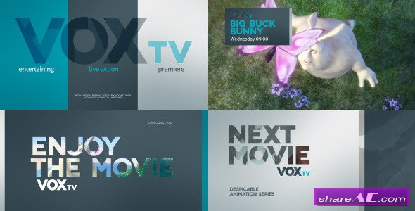Videohive Vox Broadcast Pack - After Effects Project