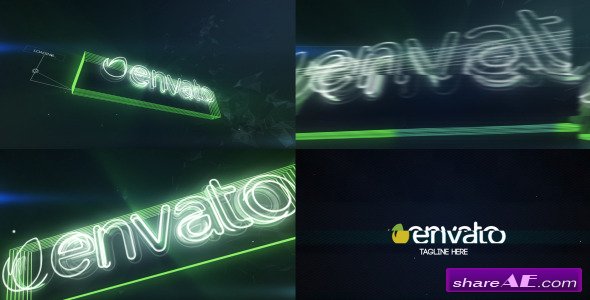 Videohive Neon Glitch Logo Reveal - After Effects Project