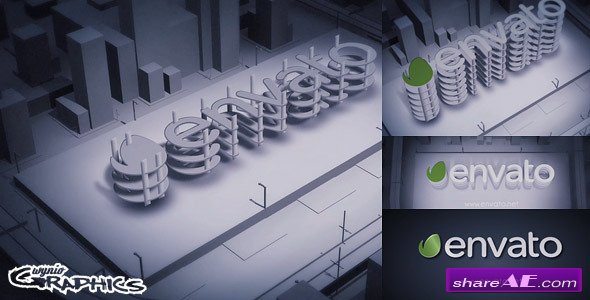 Videohive Dark Build-up Logo - After Effects Project
