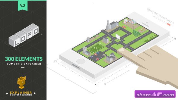Videohive Lopo | Isometric Explainer Kit - After Effects Project