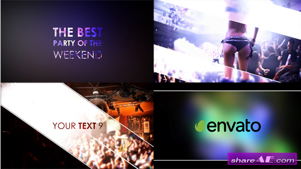 Videohive Night Party Slideshow - After Effects Project