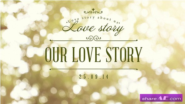 Videohive Our Love Story - After Effects Project