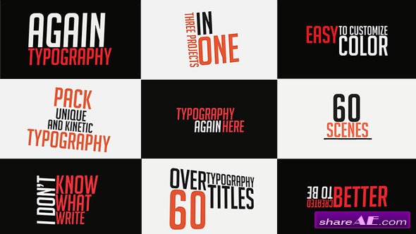 Videohive 60 Title Animations - After Effects Project