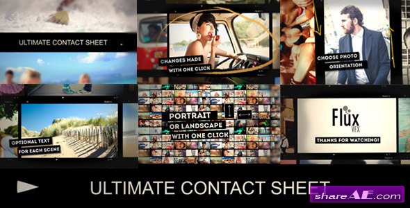 Videohive Ultimate Contact Sheet Slide Show - After Effects Project