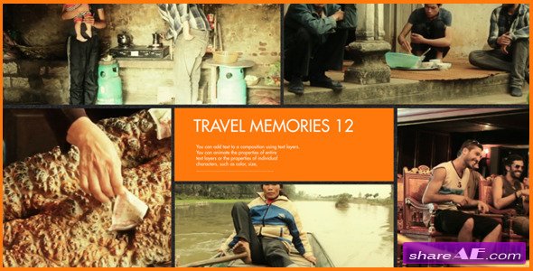 Videohive Travel Memories - After Effects Project