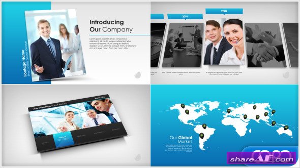Videohive Simple Company Presentation - After Effects Project
