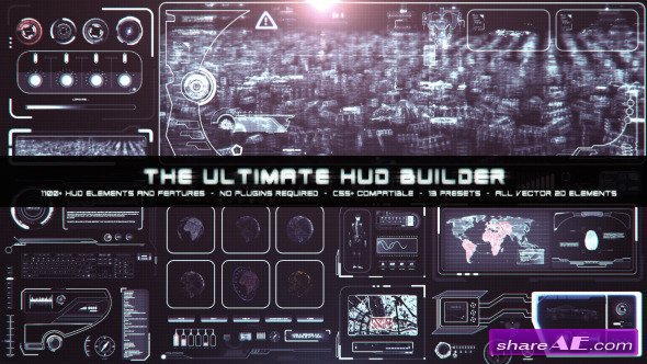 Videohive The Ultimate HUD Builder - After Effects Project