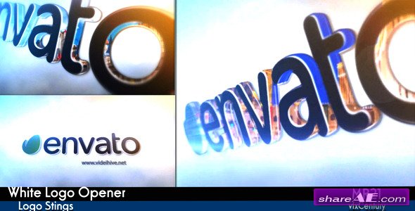 Videohive White Logo Opener - After Effects Project