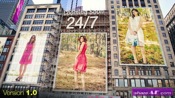 Videohive City - Ads on Buildings - After Effects Project
