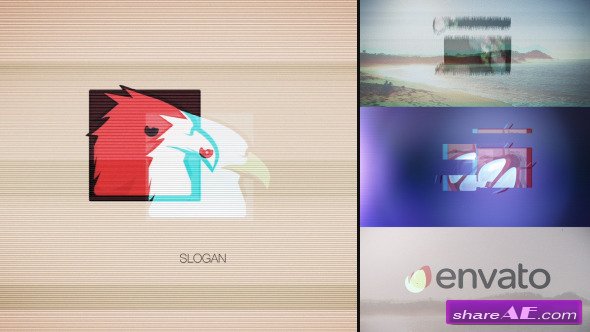 Videohive Quick Glitch Logo Pack - After Effects Project