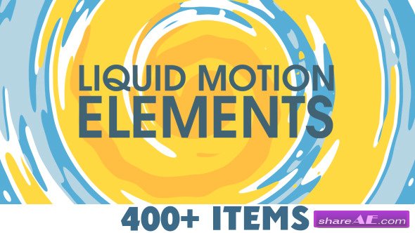 Videohive Liquid Motion Elements - After Effects Project