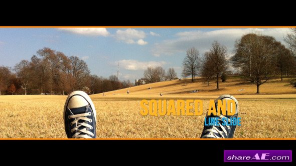 Videohive Squared and Line Slide - After Effects Project