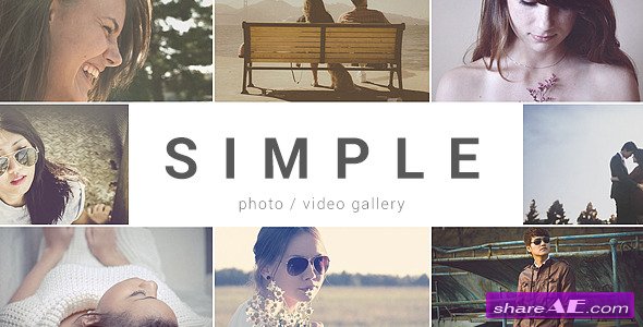 Videohive SIMPLE - Parallax Photo Gallery - After Effects Project
