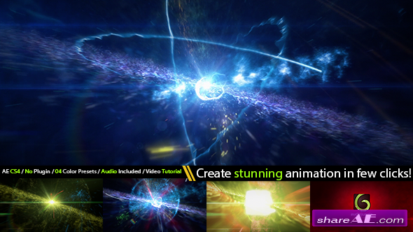 Cinematic Space Particles Explosion Logo Intro - After Effects Projects (Videohive)