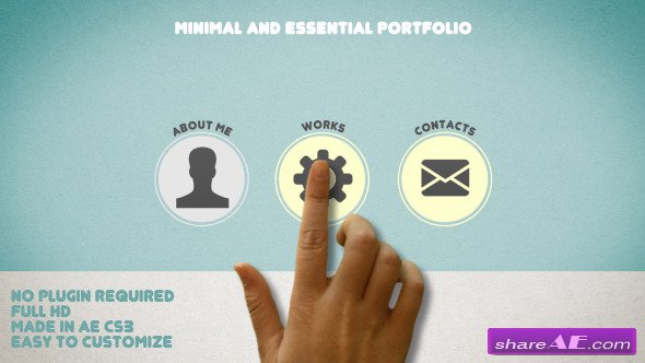 Minimal and Essential Portfolio - After Effects Projects (Videohive)