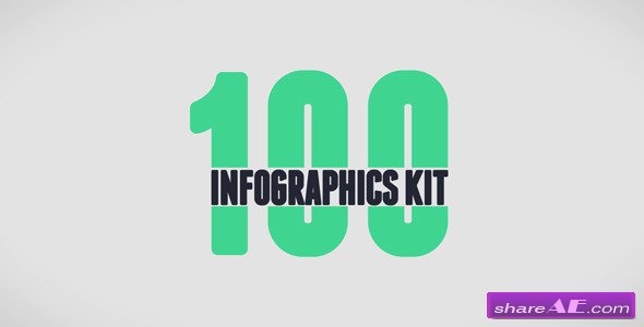 100 Infographics Kit - After Effects Projects (Videohive)