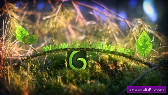 Videohive Spring Leaves Logo - After Effects Projects