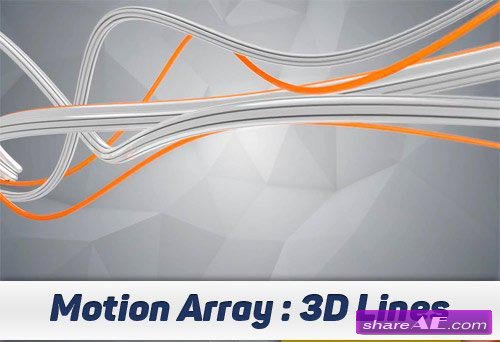 3D Lines - After Effects Projects (Motion Array)
