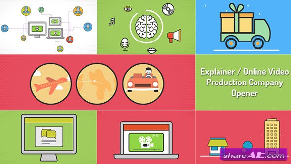 Videohive Explainer Video Production Opener - After Effects Project