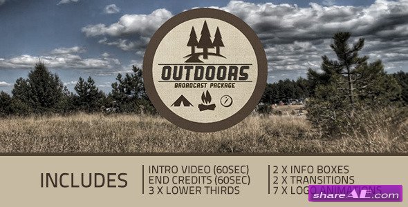Videohive Outdoors Broadcast package - After Effects Project