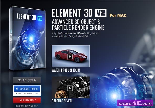 Element 3D v.2.2 (MAC) - Video Copilot