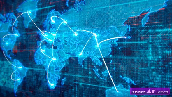 Videohive World Map - Motion Graphics