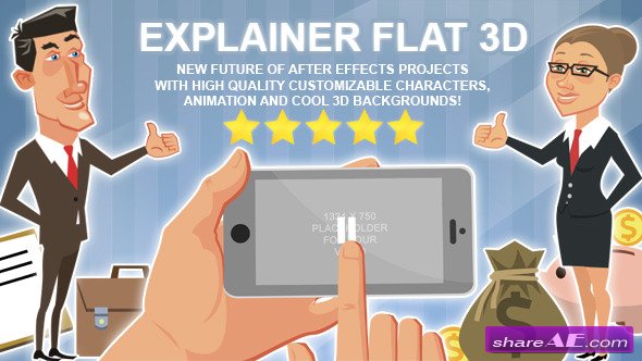 Videohive Explainer Flat 3D