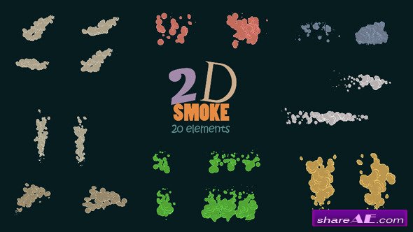 Videohive 2D Smoke Pack