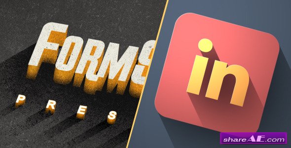 Videohive Long Shadow Titles & Logo Pack